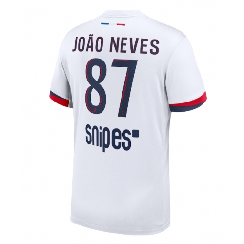 Billige Fotballdrakt Paris Saint-Germain Joao Neves #87 Replika Bortedrakt 2025-26 Kortermet Billige Fotballdrakt Paris Saint-Germain Joao Neves #87 Replika Bortedrakt 2025-26 Kortermet